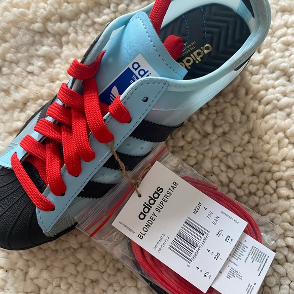 Adidas Blondey Superstar limited edition brand new in box sneakers size US4.5 - Picture 2 of 7